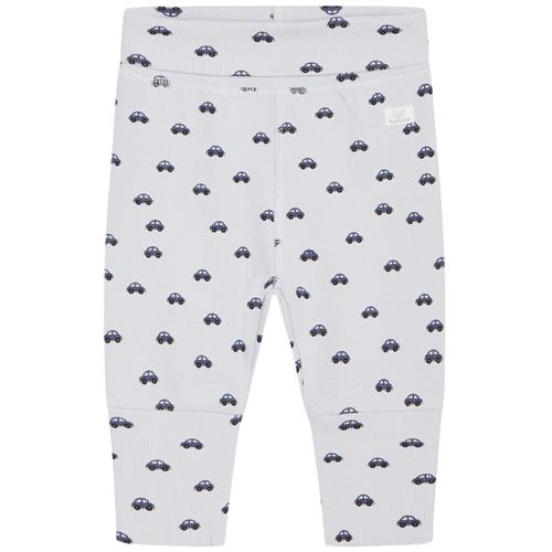 Se Hust&Claire GOTS Guste Mønstrete Joggingbukser A Bit Blue |  | 74 cm ved Babyshop