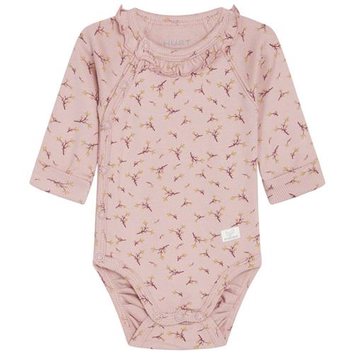 Hust&Claire GOTS Bing Blomstret Wrap Body Dusty Rose | Lyserød | 50 cm