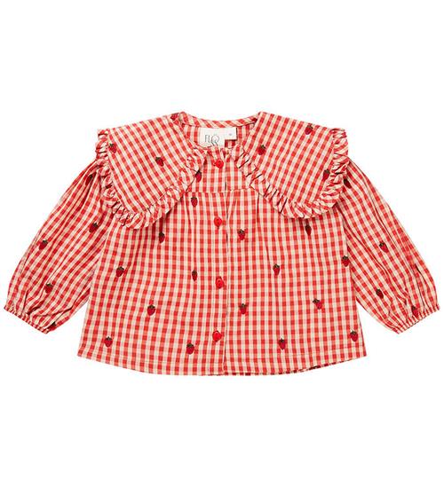 FlÃ¶ss Bluse - Molly - Berry Gingham