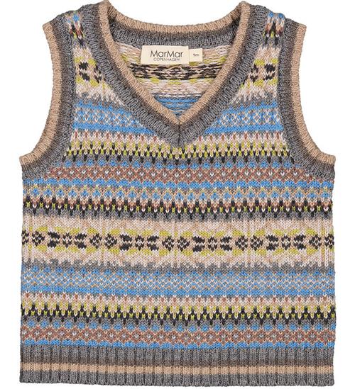 Se MarMar MarMar Vest - Strik - Uld - Taj B - Fair Isle ved KidsWorld