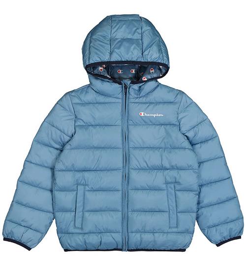 Champion Champion Dynejakke - hooded - Coronet Blue