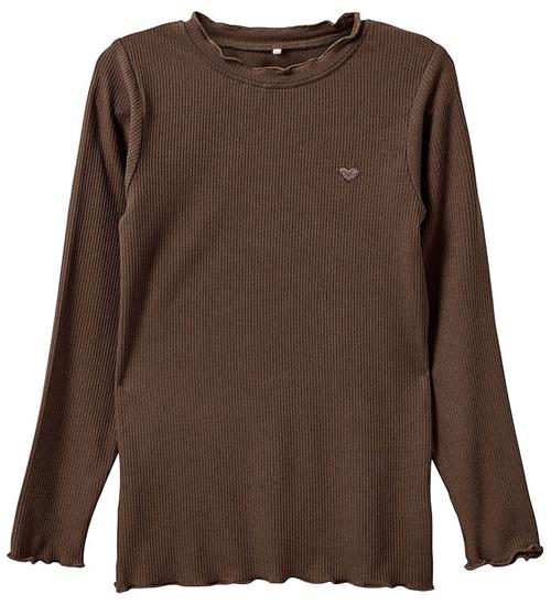 Se Sofie Schnoor Bluse - Chocolate Brown ved KidsWorld