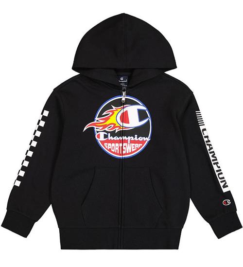 Se Champion Cardigan - Hooded - Black Beauty ved KidsWorld