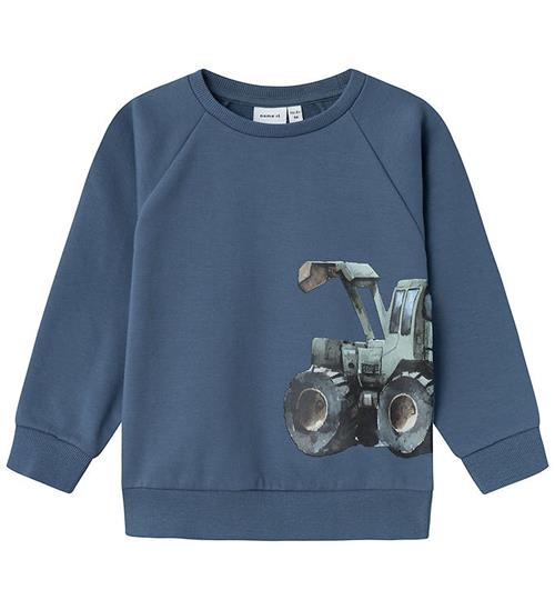 Name It Name It Sweatshirt - NmmNiklo - Bering Sea m. Traktor