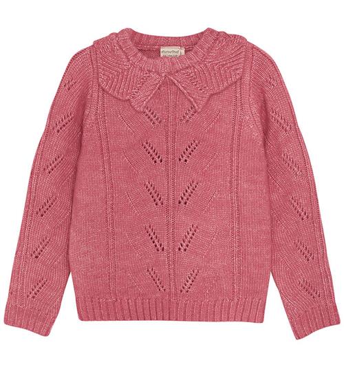 Se Minymo Bluse - Strik - Slate Rose m. HulmÃ¸nster ved KidsWorld