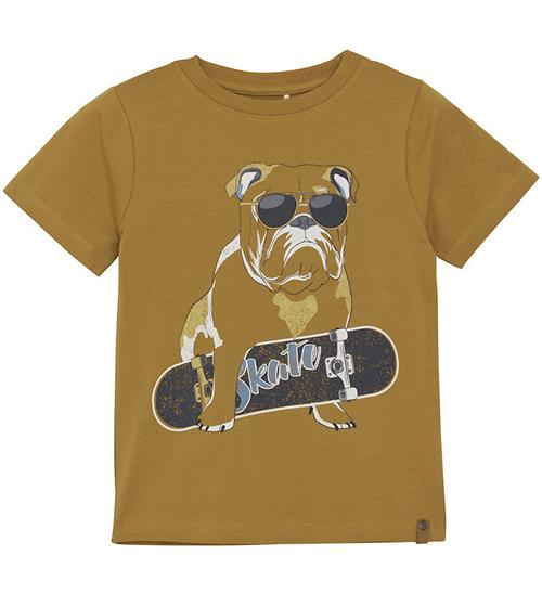 Minymo Minymo T-shirt - Dijon m. Bulldog