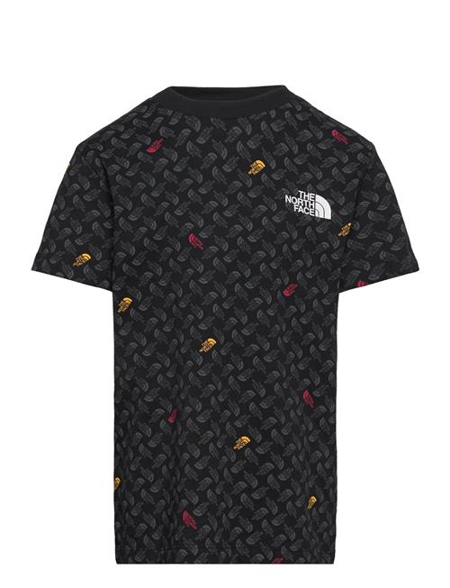 Se The North Face Teen S/S Simple Dome Tee Print The North Face Black ved Booztlet