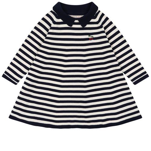 Konges Sløjd Venton Knit Kjole Navy Stripe | Blå | 3 years