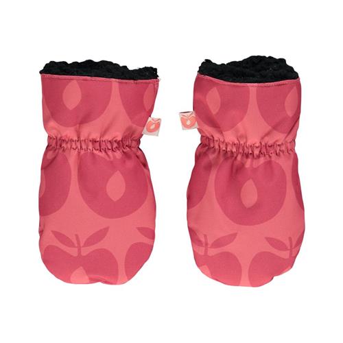 Se Småfolk Babyvanter Apples Pink | Lyserød | 1-2 years ved Babyshop