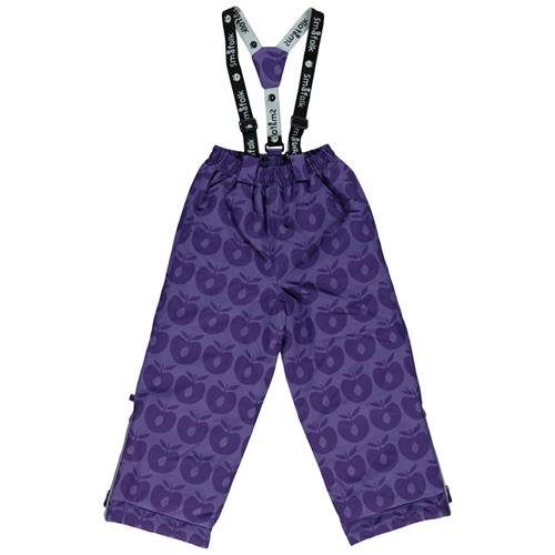 Småfolk Skibukser Apples Purple | Lilla | 3-4 years