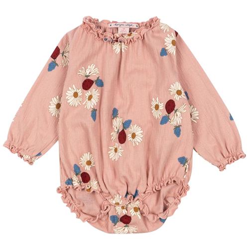 Se Konges Sløjd Chleo Body Ladybug Daisy Blush | Lyserød | 3 months ved Babyshop