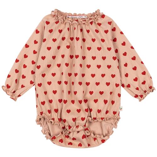 Se Konges Sløjd Chleo Body Coeur Mahogany | Rød | 9 months ved Babyshop