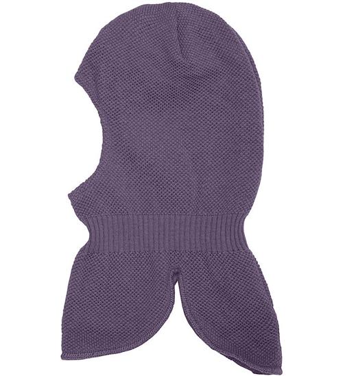 Se Minymo Minymo Elefanthue - Uld/Bomuld - 2-lags - Purple Sage ved KidsWorld