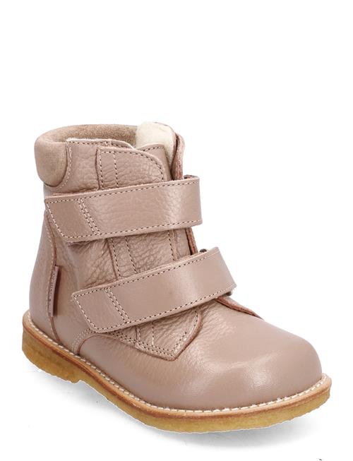 Se ANGULUS Boots - Flat - With Velcro ANGULUS Beige ved Booztlet