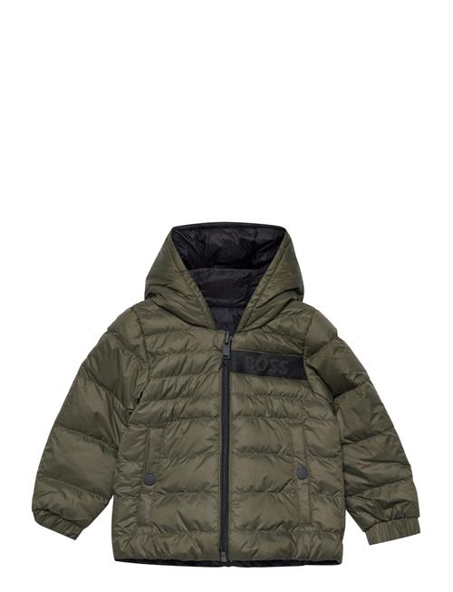 BOSS Reversible Puffer Jacket BOSS Green