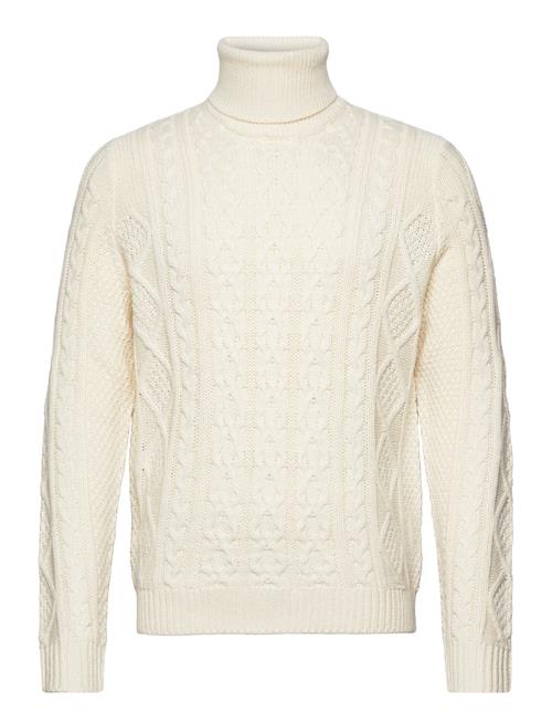 ONLY & SONS Onsrigge Reg 3 Cable Roll Neck Knit ONLY & SONS Cream