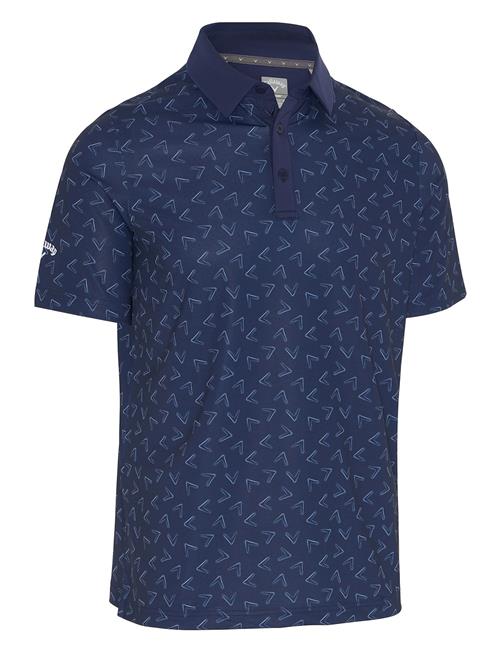 Callaway Printed Chev Polo Callaway Navy