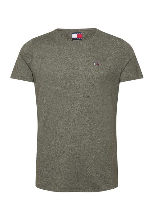 Tjm Slim Jaspe C Neck Tommy Jeans Khaki