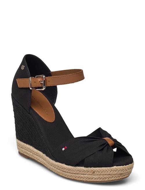 Se Tommy Hilfiger Basic Open Toe High Wedge Tommy Hilfiger Black ved Booztlet