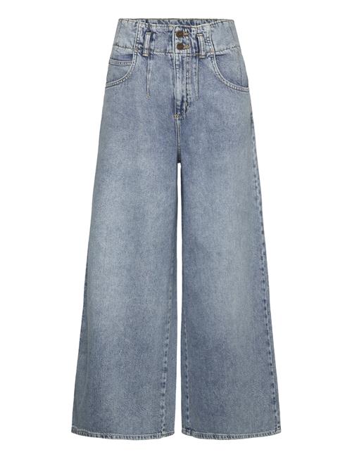 Se Lee Jeans Pleated Straight Leg Lee Jeans Blue ved Booztlet