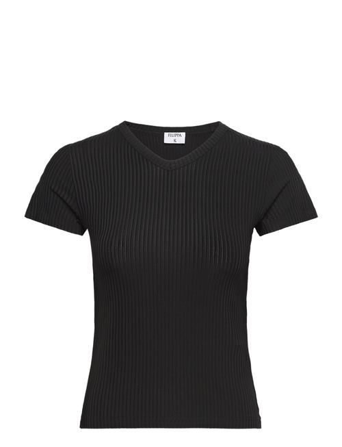 Filippa K High V Neck Tee Filippa K Black