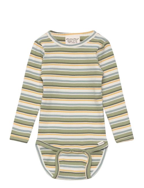 Se Minymo Body Ls Y/D Rib Minymo Green ved Booztlet