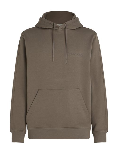 Se Calvin Klein Jeans Institutional Hoodie Calvin Klein Jeans Grey ved Booztlet