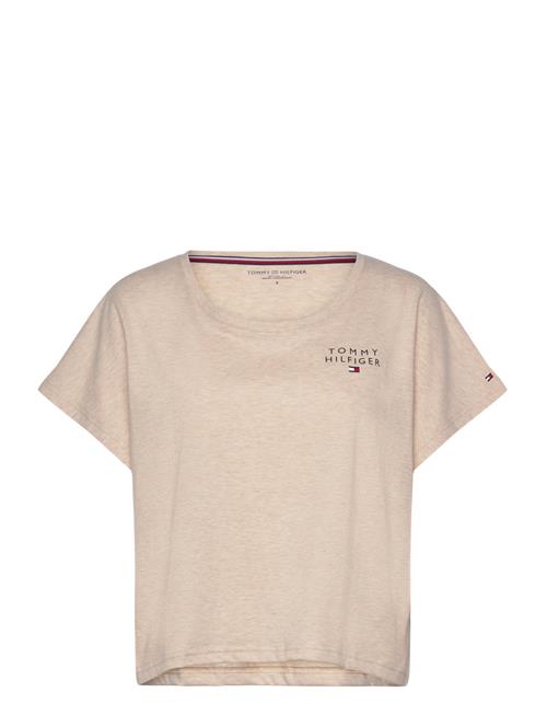 Se Tommy Hilfiger Ss Tee Tommy Hilfiger Beige ved Booztlet