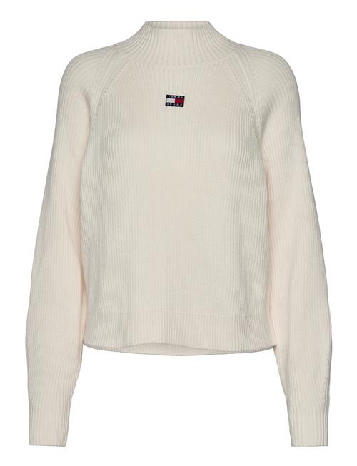 Tommy Jeans Tjw Badge Mockneck Sweater Tommy Jeans Cream