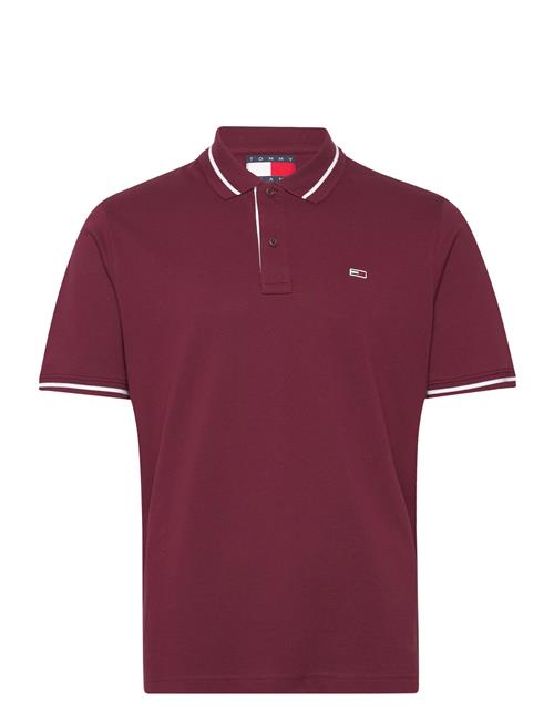 Tommy Jeans Tjm Reg Tipped Polo Ss Tommy Jeans Red