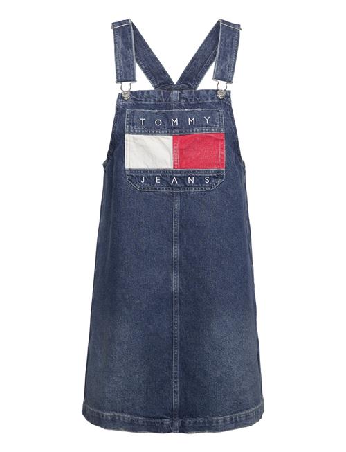 Tommy Jeans Pinafore Dress Dh6031 Ext Tommy Jeans Blue