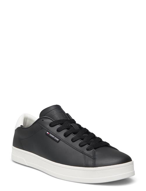 Se Tommy Hilfiger Tjm Leather Low Cupsole Tommy Hilfiger Black ved Booztlet