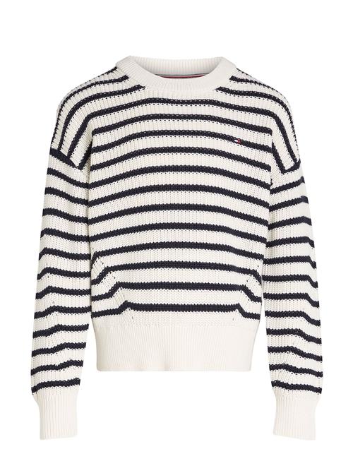 Tommy Hilfiger Essential Stripe Sweater Tommy Hilfiger White