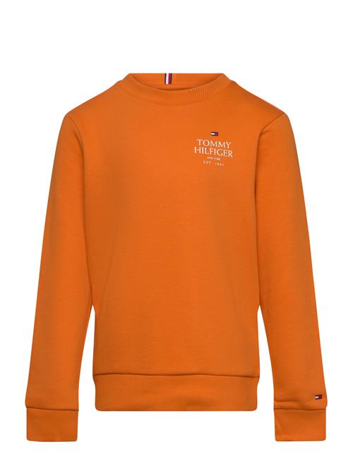 Tommy Hilfiger Th Logo Puff Embr Reg Sweatshirt Tommy Hilfiger Orange