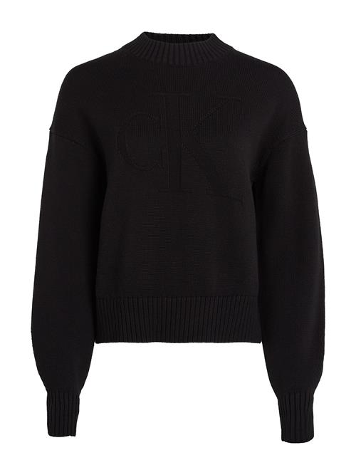 Calvin Klein Jeans Ck Intarsia Loose Sweater Calvin Klein Jeans Black