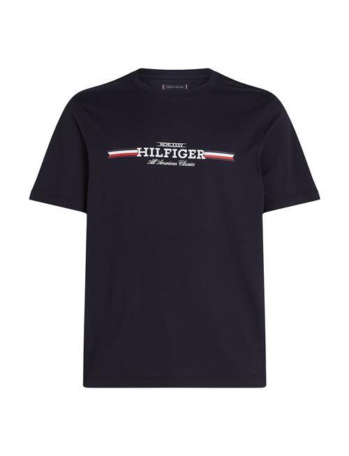 Hilfiger Chest Stripe Tee Tommy Hilfiger Navy