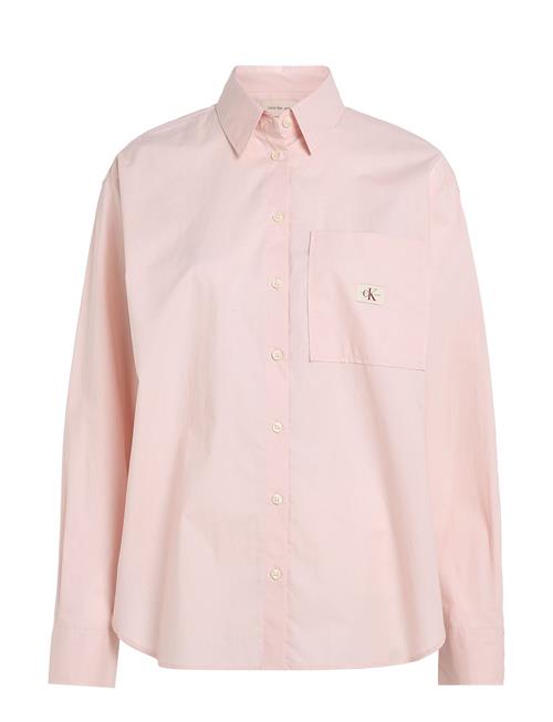 Calvin Klein Jeans Woven Label Relaxed Shirt Calvin Klein Jeans Pink