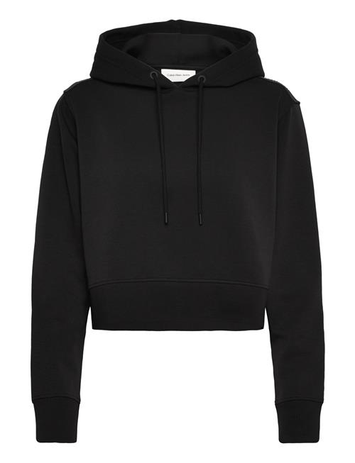 Calvin Klein Jeans Logo Elastic Hoodie Calvin Klein Jeans Black