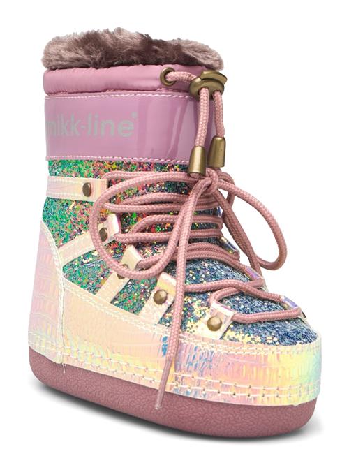 Se mikk-line Snow Boot Glitter Mikk-line Pink ved Booztlet