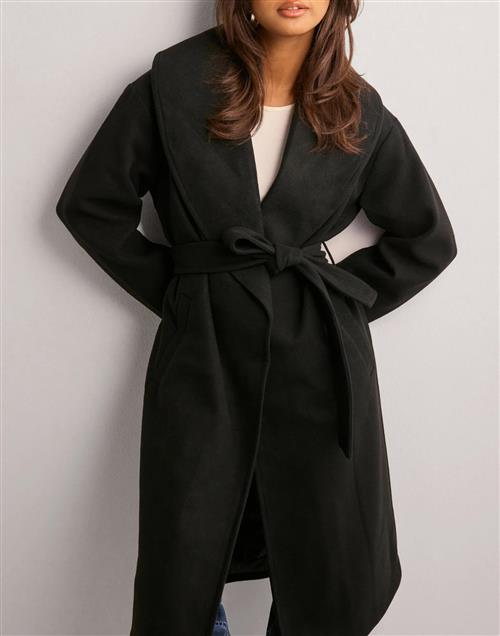 Vero Moda - Sort - Vmanne Bergen Coat Lcs