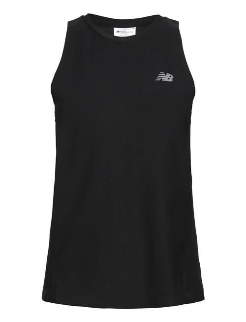 Se New Balance Jacquard Slim Tank New Balance Black ved Booztlet