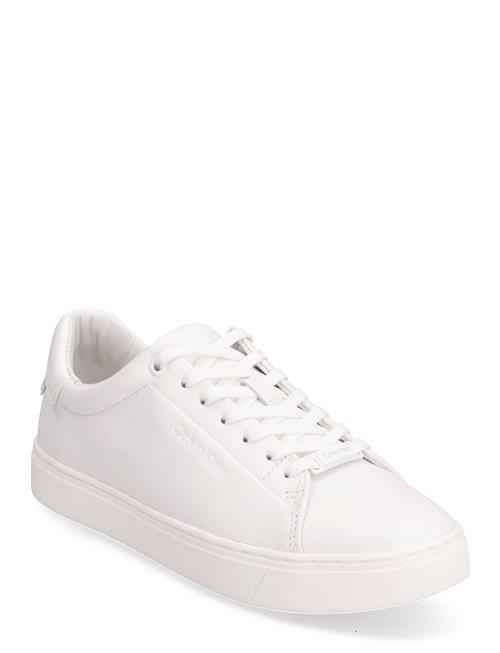 Se Calvin Klein Clean Cupsole Lace Up Calvin Klein White ved Booztlet