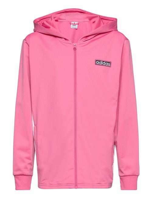 Se adidas Originals Fz Hoodie Adidas Originals Pink ved Booztlet