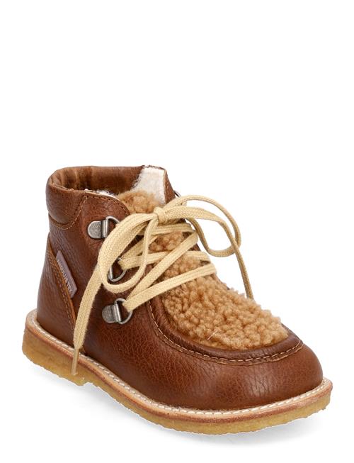 Se ANGULUS Boots - Flat - With Laces ANGULUS Brown ved Booztlet