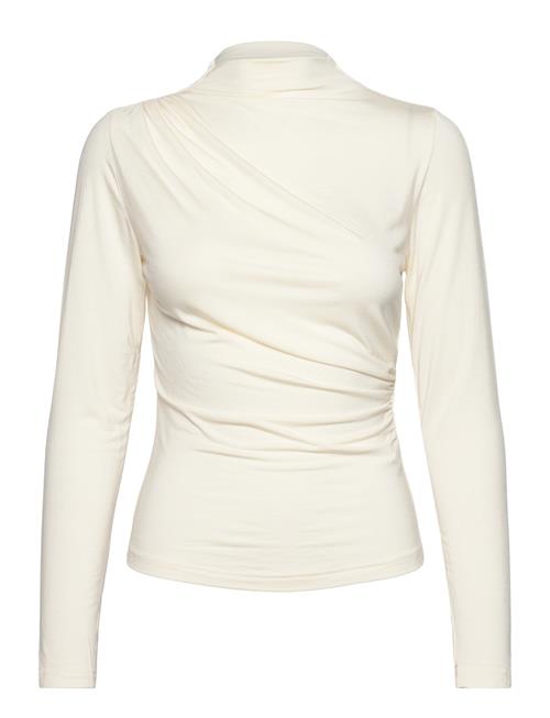 Se Rosemunde Long Sleeve Turtle Neck T-Shirt Rosemunde White ved Booztlet