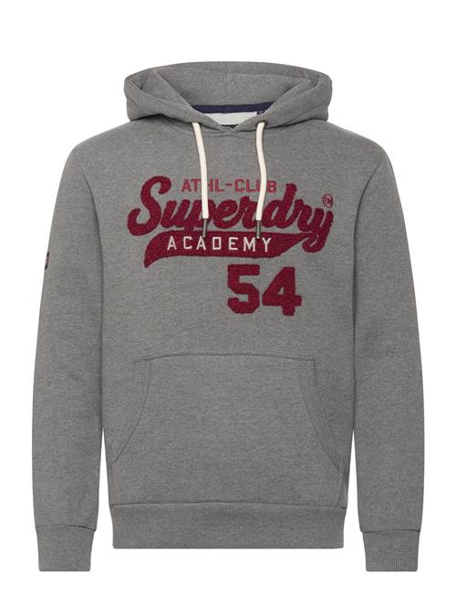 Se Superdry Athletic Script Graphic Hoodie Superdry Grey ved Booztlet