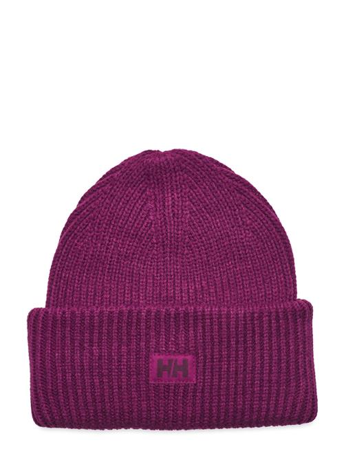 Se Helly Hansen Hh Rib Beanie Helly Hansen Purple ved Booztlet