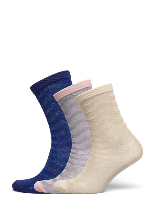 Becksöndergaard Dopamina Glitter Sock 3 Pack Becksöndergaard Blue