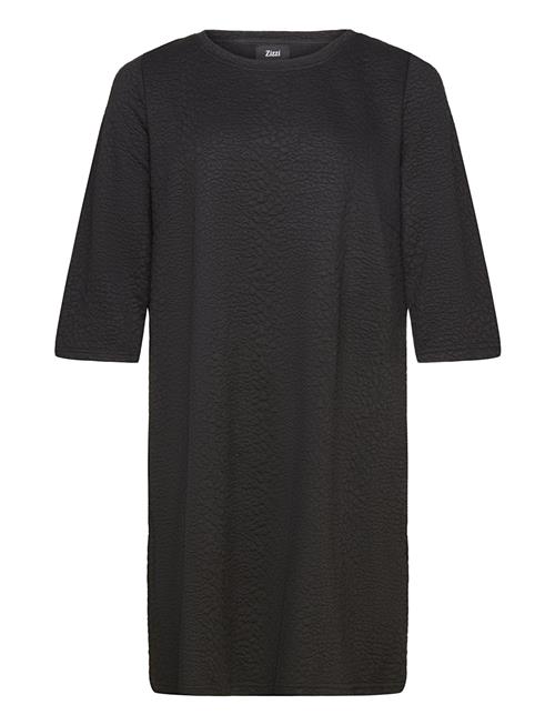 Zizzi Vlika, 3/4, Abk Dress Zizzi Black