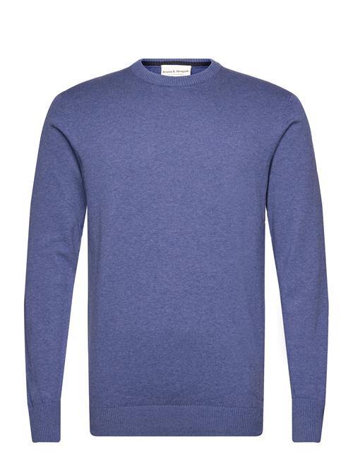 Se Bruun & Stengade Bs Jupiter Regular Fit Knitwear Bruun & Stengade Blue ved Booztlet